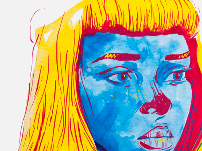 crop gouache