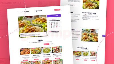 Food Blog — Web Design blog branding design food food make graphic design illustration logo recepies ui ux vector web