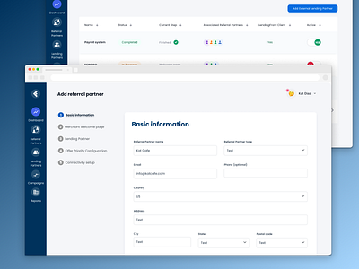 Dashboard - Table and Flow design design ui ux web