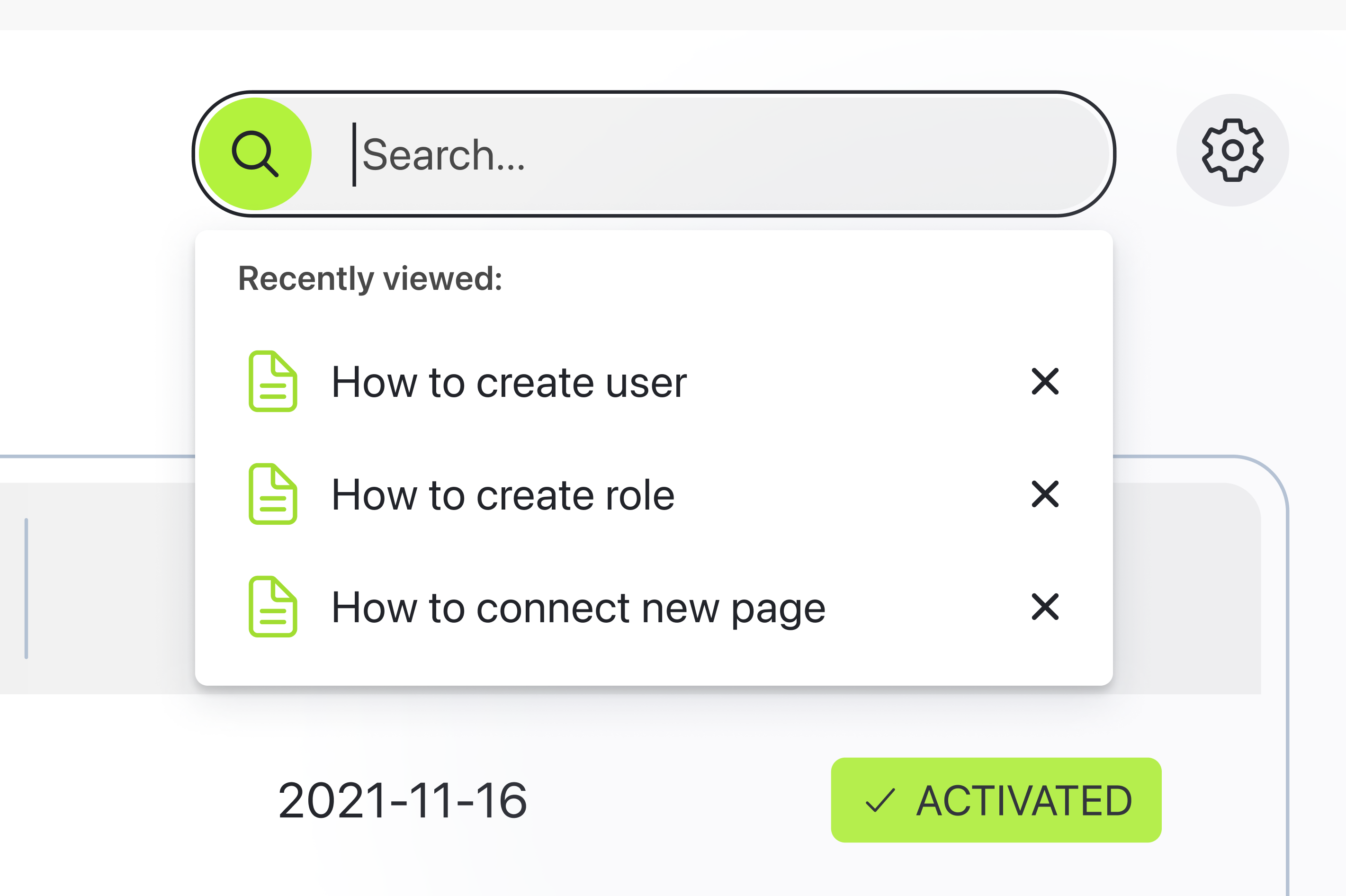 Search in Focus component interface search ui uiux web design