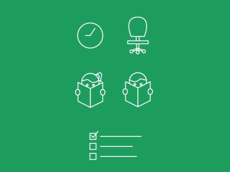 Animation animation explanation icons illustration