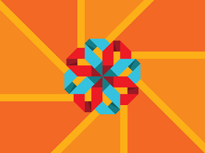 Pinwheel banner pinwheel ribbon