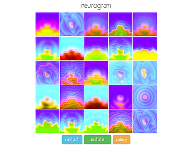 neurogram abstract app art generative web