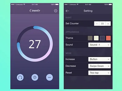 Countr App app counter idea ios islam simple