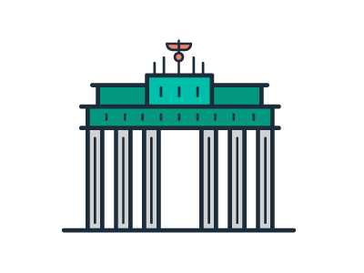 Brandenburg Gate brandenburg gate germany illustration vector