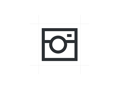 Sharp edges Instagram icon clean edges hard edges icon icons instagram minimal sharp sharp deges