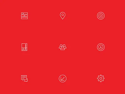 Icon Set for IoT Platform | encircle.io encircleio icon platform product ui ux web app