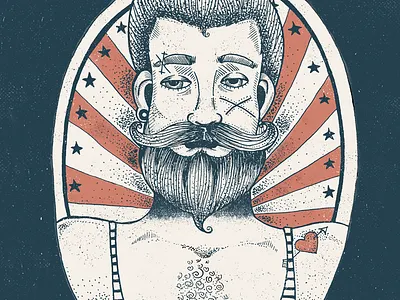 Circus branding circus handrawn illustration ilustrator oldschool