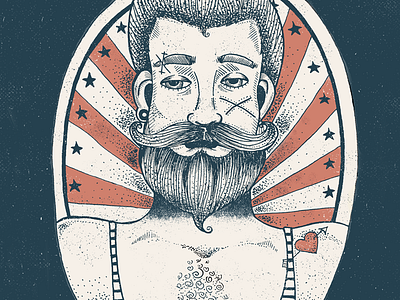 Circus branding circus handrawn illustration ilustrator oldschool