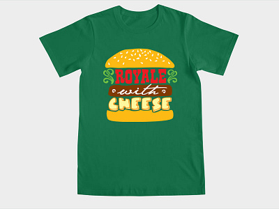 Royale with Cheese burger pop culture royale threadless tshirt