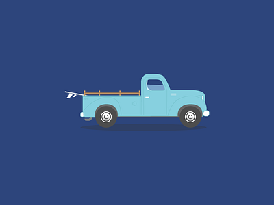Surf Truck illustrator surf truck