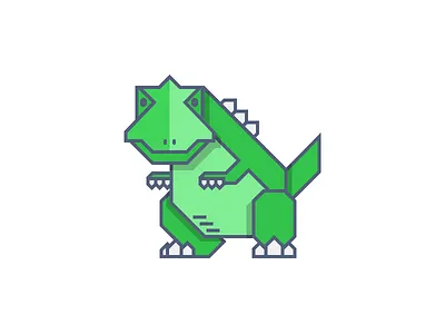T Rex flat illustration t rex