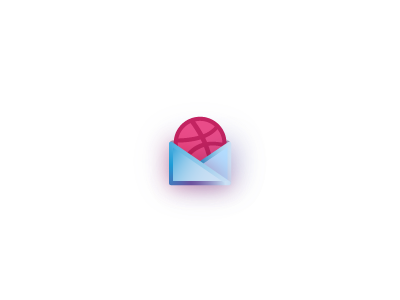 1 Dribbble Invitation dribbble icon illustration invitation invite giveaway mail