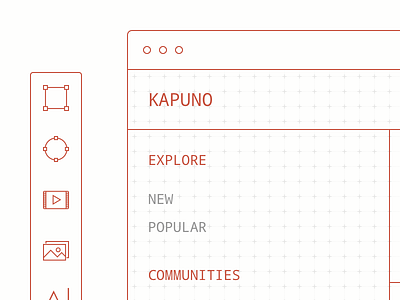 Low Fidelity Wireframe minimal wireframe