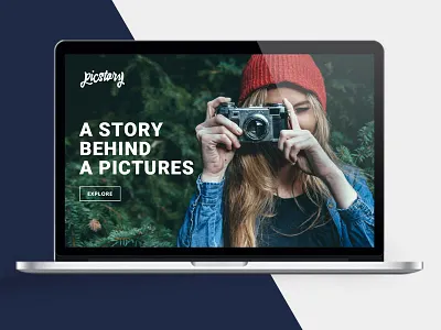 a gallery homepage gallery homepage interfaces photos pictures portfolio website