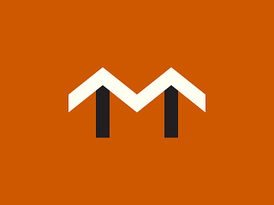 'M' building logo m symbol