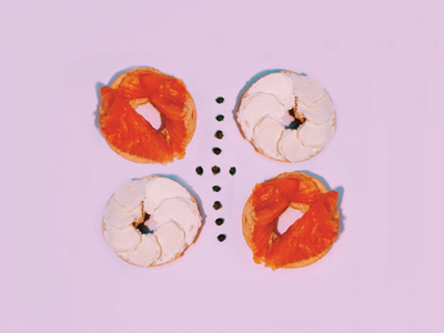 LOX #eatyourbreakfastfoolz art direction breakfast design food geometric minimalism pastels pattern photography still life symmetry