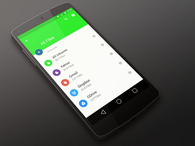 Gusto App android app email files material design mobile
