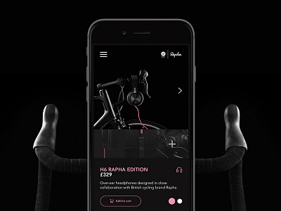 Bang&Olufsen Shop Concept ecommerce headphones interaction interface responsive shop ui ux web