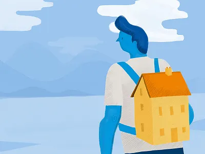 Home Adventures agency design hand drawn illustration illustrator london melbourne photoshop