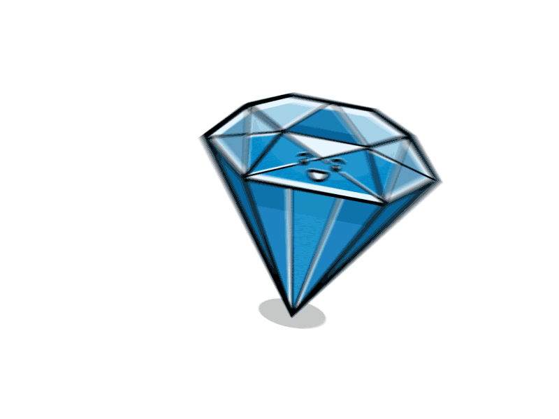 Sketch Beta Icon after effects animation beta design diamond icon sketch smile