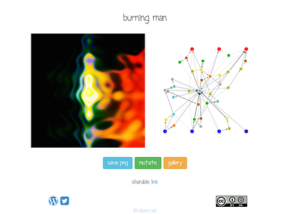 Burning Man app art generation neural networks social visualisation