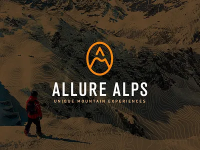 Allure Alps allure allure alps brand cervinia dmc logo mountain ski snowboard tour operator travel zermatt