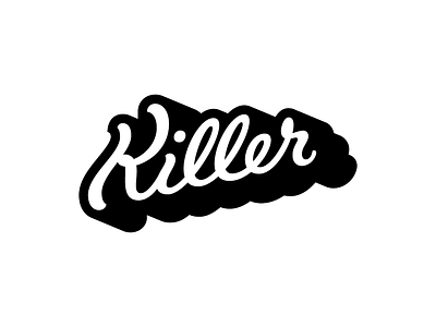 Killer handlettering lettering logo logotype typography wordmark