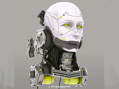 Cyborg 3d cyborg keyshot mech photoshop zbrush