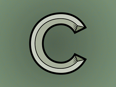 C branding c cartoon illustrative letter lettering logo typography