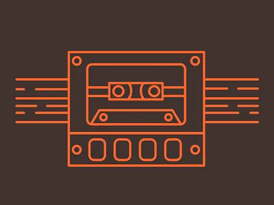 Awesome Mix Vol 1 drawing galaxy guardians illustration line music retro sci fi tape tapedeck
