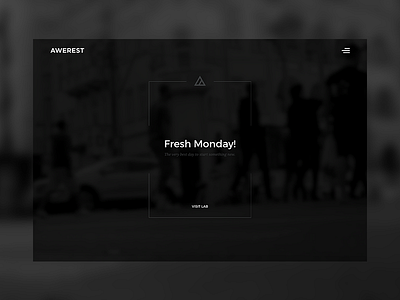 Awerest - Home page animation clean design illustration interactive minimal ui web web design website