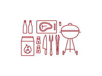 Grill Master's Icons beer coal dynamite grill grill master icon icons knife monterrey steak tongs tonico