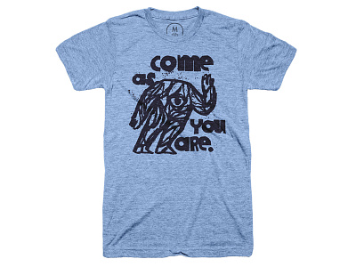 Come As You Are 90s cottonbureau illustration nirvana tshirt