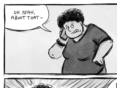 Tunbrolem Book One Page Eight comic comics greyscale tunbrolem webcomic webcomics