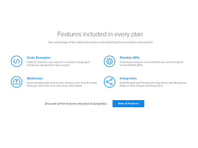 Feature List - Cool Icons button feature list icons proxima nova