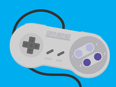 Stuart Jr. console controller game illustration snes video