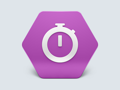 Xamarin Profiler hexagon icon purple render xamarin