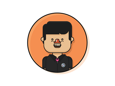 Column Five Team Player - Remo Bang animator character designer dude nasa portrait team