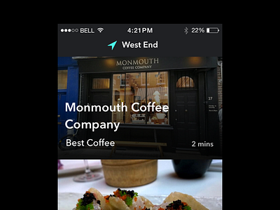 Best Places best concept food ios places side project