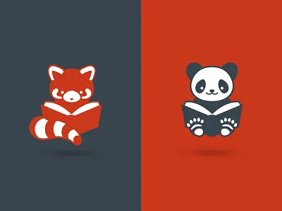 Pick Your Panda book china chinese logo mark panda read school symbol