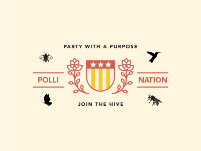 Polli-NATION aiga aiga minnesota bee bumble bee butterfly flower honey bee hummingbird illustration pollinator