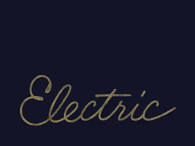 Electric customtype lettering