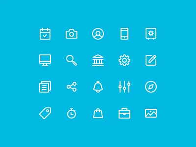 Affirm Iconography (Second Pass) android app finance icon iconography icons ios line mobile set stroke suite
