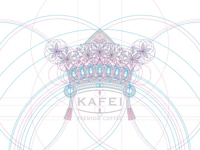 Kafei Logo Design Process bali branding coffee culture design guideline identity logo premium vector
