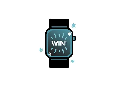 Apple Watch icon illustration ui vector web design