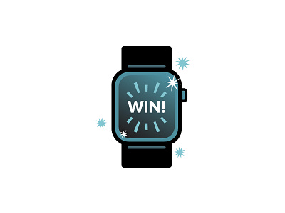 Apple Watch icon illustration ui vector web design