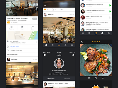 App Screens activity app details ios iphone profile svcreens video