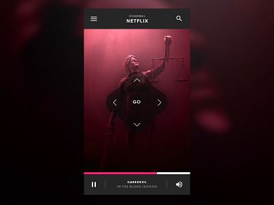 Universal Remote Control android daredevil flat marvel material netflix remote tv ui