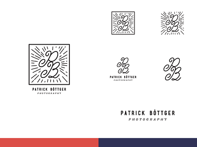 Patrick Böttger Photography (Logo/Icon/Badge) badge branding icon logo peter both design peter voth rays vintage